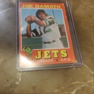 1971 Topps Joe namath